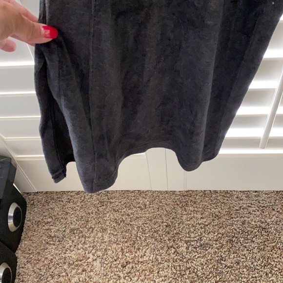 Lululemon black velour wide leg pants - Picture 7 of 8